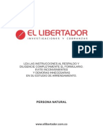 Formulario El Libertador