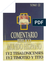 123564225 Comentario Biblico Mundo Hispano Tomo 22 1 y 2 Tes 1 y 2 Tim Tito