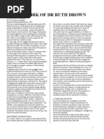 The Work of Dr Ruth Drown