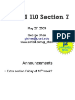 BIMM 110 Section 7 Slides