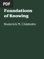 Chisholm - The Foundations of Knowing