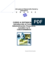 Respuestas lecciones 5 y 6  - Administración Financiera