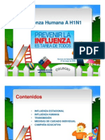 Influenza a H1N1 Educacion