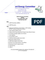 Medford Energy Committee Agenda 12-3-12