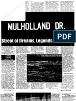 Mulholland Dr. - Street of Dreams, Legends and Lights