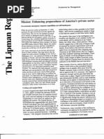 FO B3 Public Hearing 11-19-03 1 of 2 Fdr- 8-15-03 Lipman Report- Mission- Enhancing Preparedness of Americas Private Sector 657