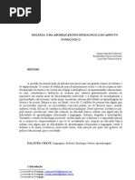 (2) Dislexia Uma Abordagem Psicopedagogica Do Aspecto Fonologico
