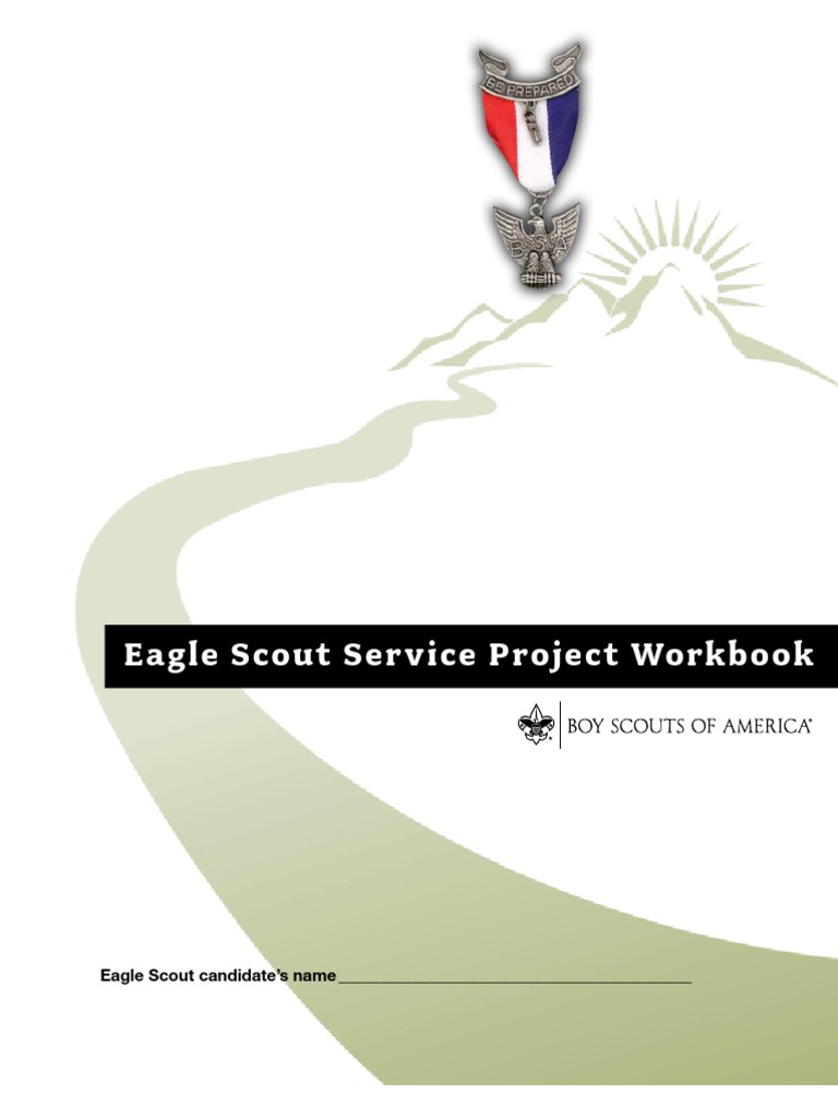 Eagle Scout Project Workbook Boy Scouts Of America Fundraising