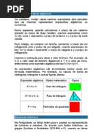 O uso das expressões algébricas