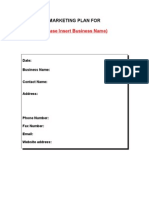 Business Plan Template