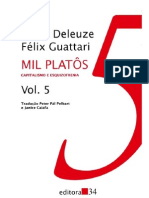 Gilles Deleuze e Félix Guattari - Mil Platôs - vol 5