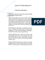 Speaking Topics PDF