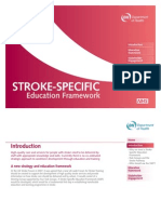 Stroke Specific Education Framework