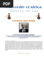 Download Legal Process- Learners Module by CHITENGI SIPHO JUSTINE PhD Candidate- Law  Policy SN158787583 doc pdf