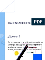 Calentadores Solares Pf