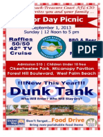 Labor Day Picnic - September 1st