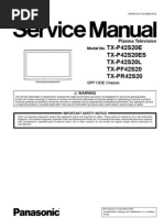 Panasonic TX-p42s20e-Es-l Pf42s20 Pr42s20 Chassis Gpf13de Sm