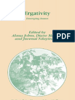 ALANA JOHNS, DIANE MASSAM, JUVENAL NDAYIRAGIJE Editors Ergativity Emerging Issues Studies in Natural Language and Linguistic Theory 2007