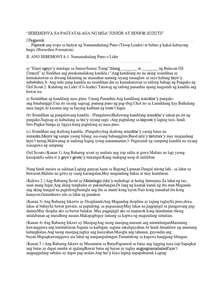 Scouting | PDF