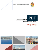 Tonga National Infrastructure Investment Plan - Main and Annexes