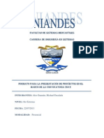 formato proyectos