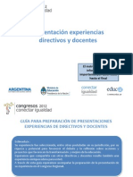 Presentanci+¦n exp directivos-docentes CUYO