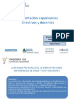 Presentanci+ N Exp Directivos-Docentes CUYO