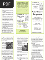 Cow Share Tri Fold