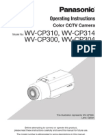 Operating Instructions Panasonic cctv