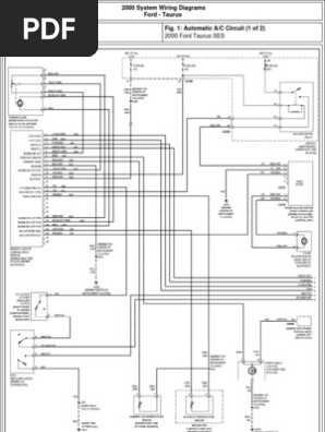 1997 Ford Taurus Mercury Sable Electrical Troubleshooting Manual Wiring Diagrams