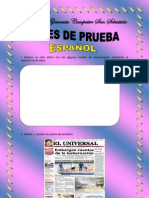 jueves de prueba español