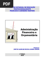 Apostila de Administração Financeira e Orçamentária