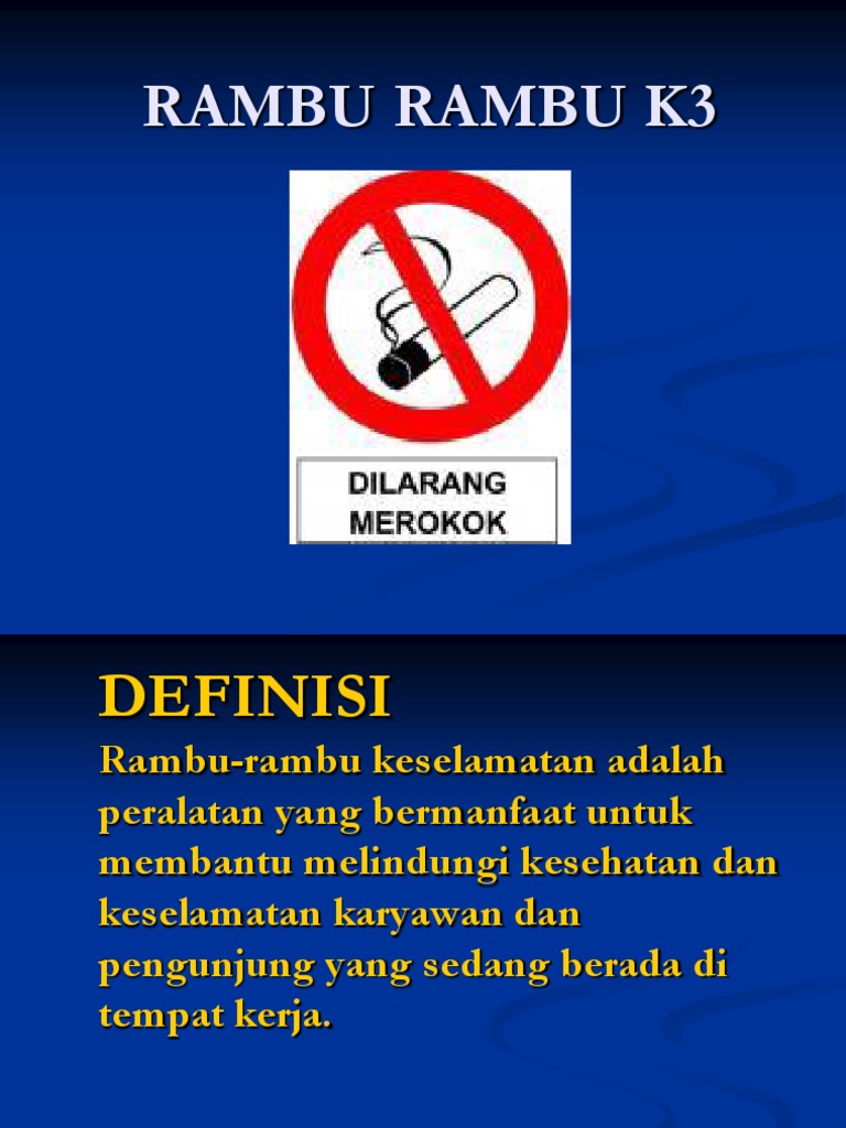 Rambu Keselamatan Kerja dan Fungsinya | PDF | Teknologi & Rekayasa