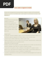 Como Saber Si Alguien Te Miente