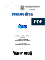 Plan de Asignatura de Artes 2013