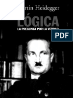 130811885 Heidegger Martin Logica La Pregunta Por La Verdad
