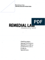 San Beda - Remedial Law 2011
