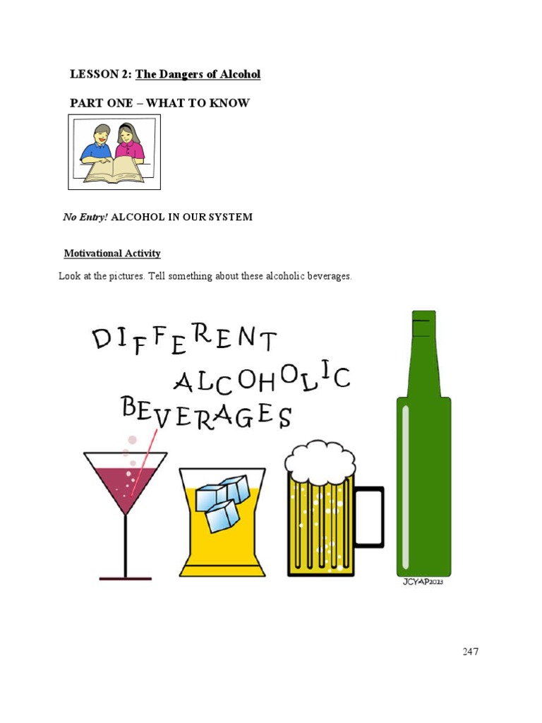Grade 8 HEALTH Q4 Lesson2 LM Alcohol PDF Alcoholic Drinks Alcoholism