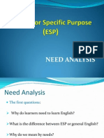 English For Specific Purpose Esp