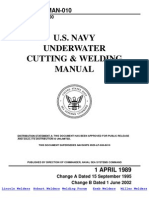Underwater Cutting & Welding Manual - U.S. Navy