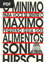 O Mínimo para Você se sentir o Máximo - Pequeno Guia dos Alimentos - Sonia Hirsch