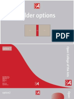 Folder Options: Front Back Spine