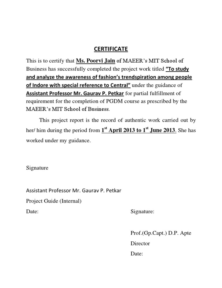 Certificate: ST ST | PDF | Business | Art