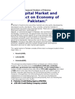 Capital Market and Impact On Economy of Pakistan