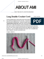 Long Double Crochet Cowl