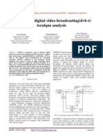Ofdm Based Digital Video Broadcasting (DVB-T) Tecnique Analysis