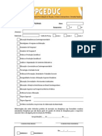 Formulario Inscricao Disciplina