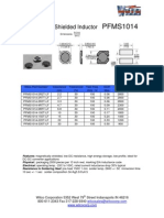 Power Flat Shielded Inductor PFMS1014