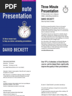 Download Three Minute Presentation by David Beckett SN158914209 doc pdf