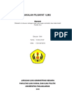 Download Makalah FILSAFAT ILMU Filsafat Ilmu by Verdico Arief SN15892016 doc pdf